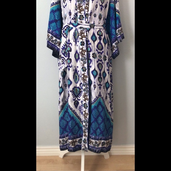 Soft Surroundings Kimono Robe Pockets - Picture 8 of 11